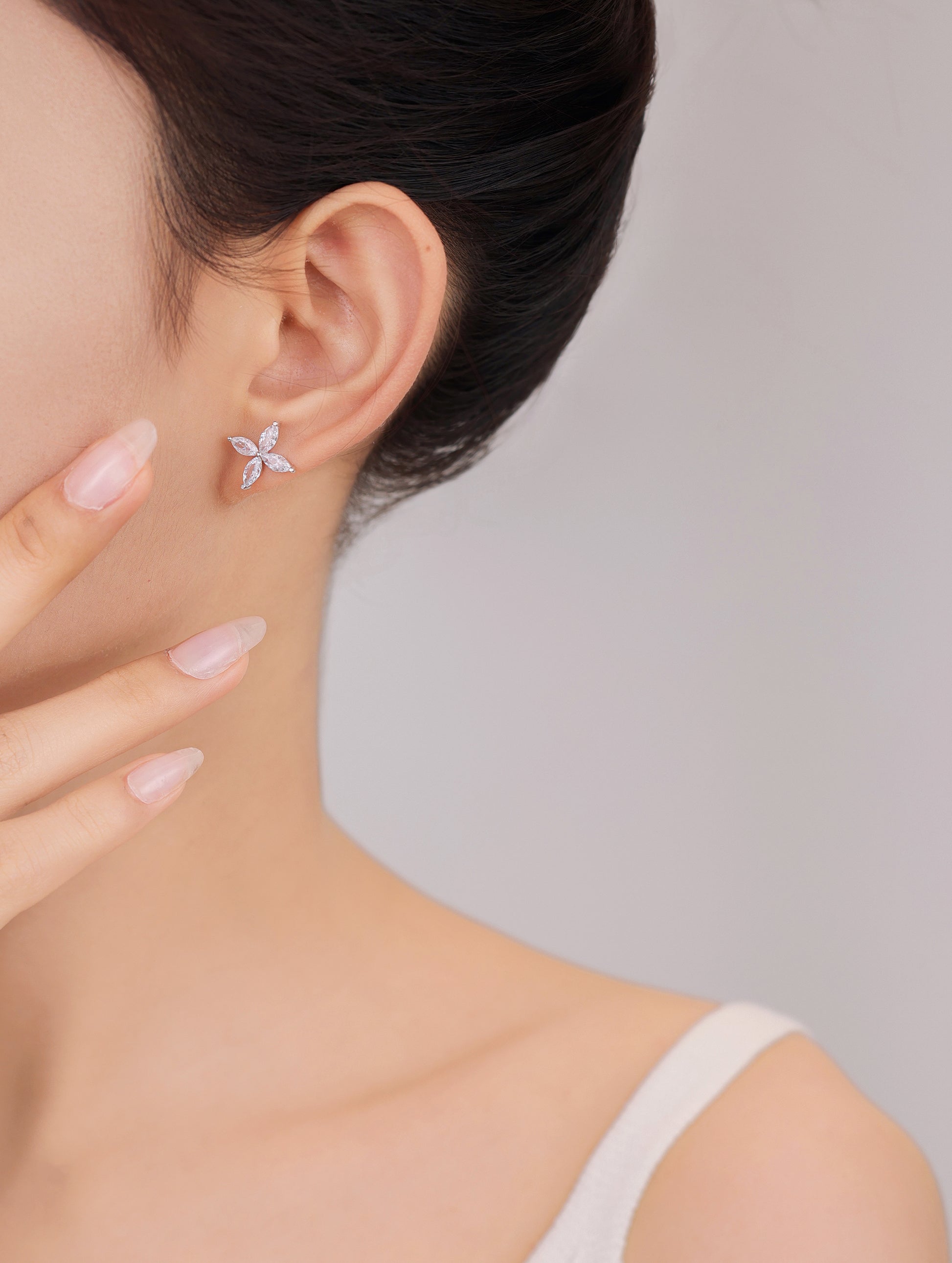 Minimalist silver earrings perfect for everyday elegance