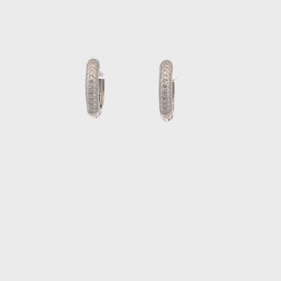 Elegant Bali-style earrings in 92.5 sterling silver.