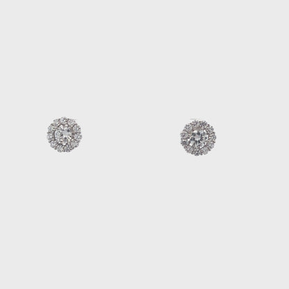 Dazzling Swarovski zircon studs with a removable solitaire for versatile styling.